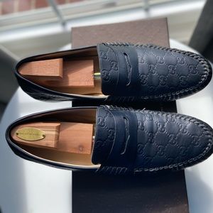 Gucci GG Guccissima Loafers US 11.5 G *Authentic*